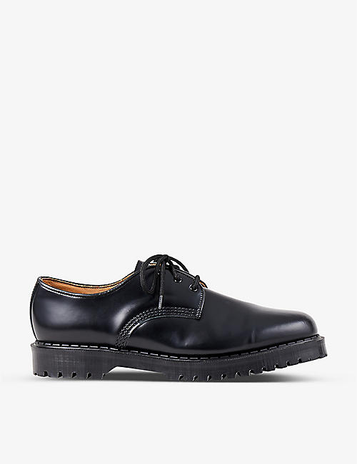 SANDRO: London lace-up smooth-leather Derby shoes