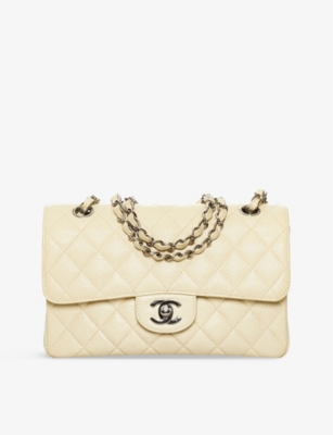 RESELFRIDGES Pre loved Chanel Caviar small leather shoulder bag