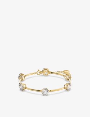 Swarovski Constella Cubic Zirconia Station Bracelet In White