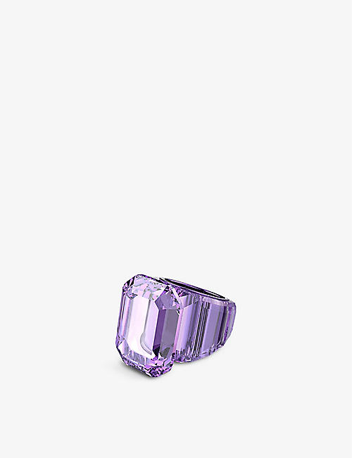 SWAROVSKI: Lucent crystal cocktail ring