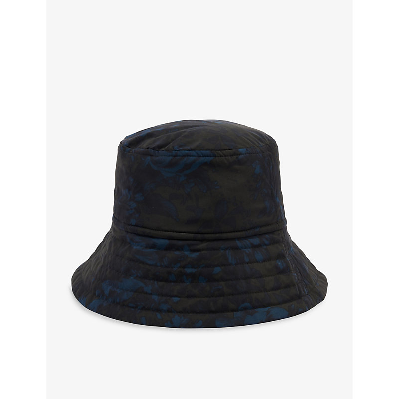 DRIES VAN NOTEN GILLY GRAPHIC-PRINT SHELL BUCKET HAT,64200867
