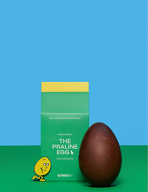 SELFRIDGES SELECTION: Single-origin milk chocolate and hazelnut praline egg 180g