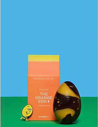 SELFRIDGES SELECTION: Single-origin dark chocolate and orange egg 180g