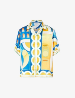 Dolce & Gabbana Silk Shirt in White for Men