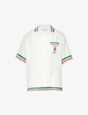 Casablanca Casa Way World Series Shirt In White