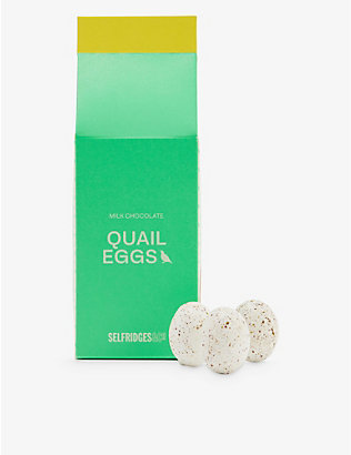 SELFRIDGES SELECTION: Milk chocolate and hazelnut praline quail eggs 150g
