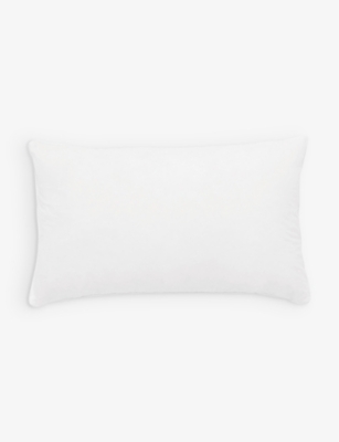 THE WHITE COMPANY: Small rectangle cotton and duck feather cushion pad 30cm x 50cm