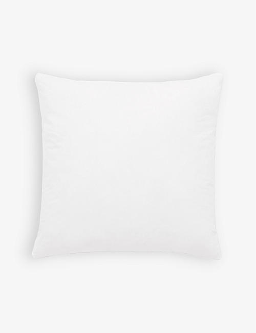 THE WHITE COMPANY: Duck-feather small cotton cushion pad 40cm x 40cm