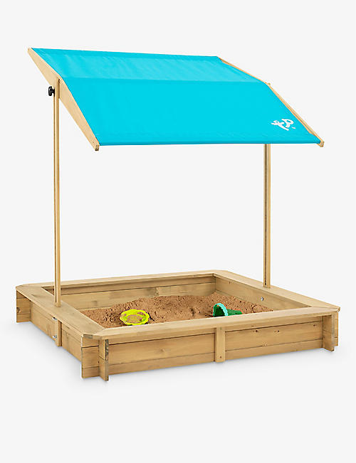 OUTDOOR: Canopy sandpit wood playset