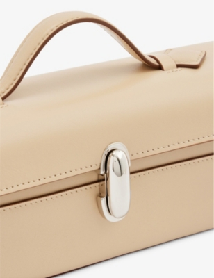Slim Symmetry Pochette in Ivory Leather – Savette
