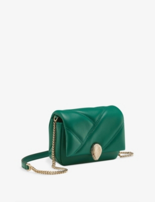 BVLGARI: Serpenti Cabochon leather shoulder bag