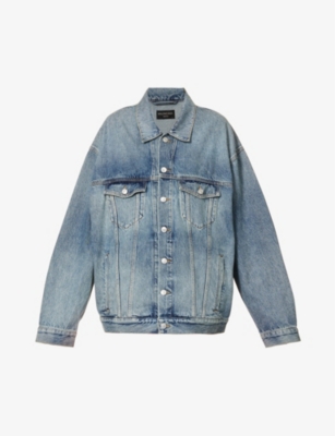 Balenciaga denim sales jacket 2018