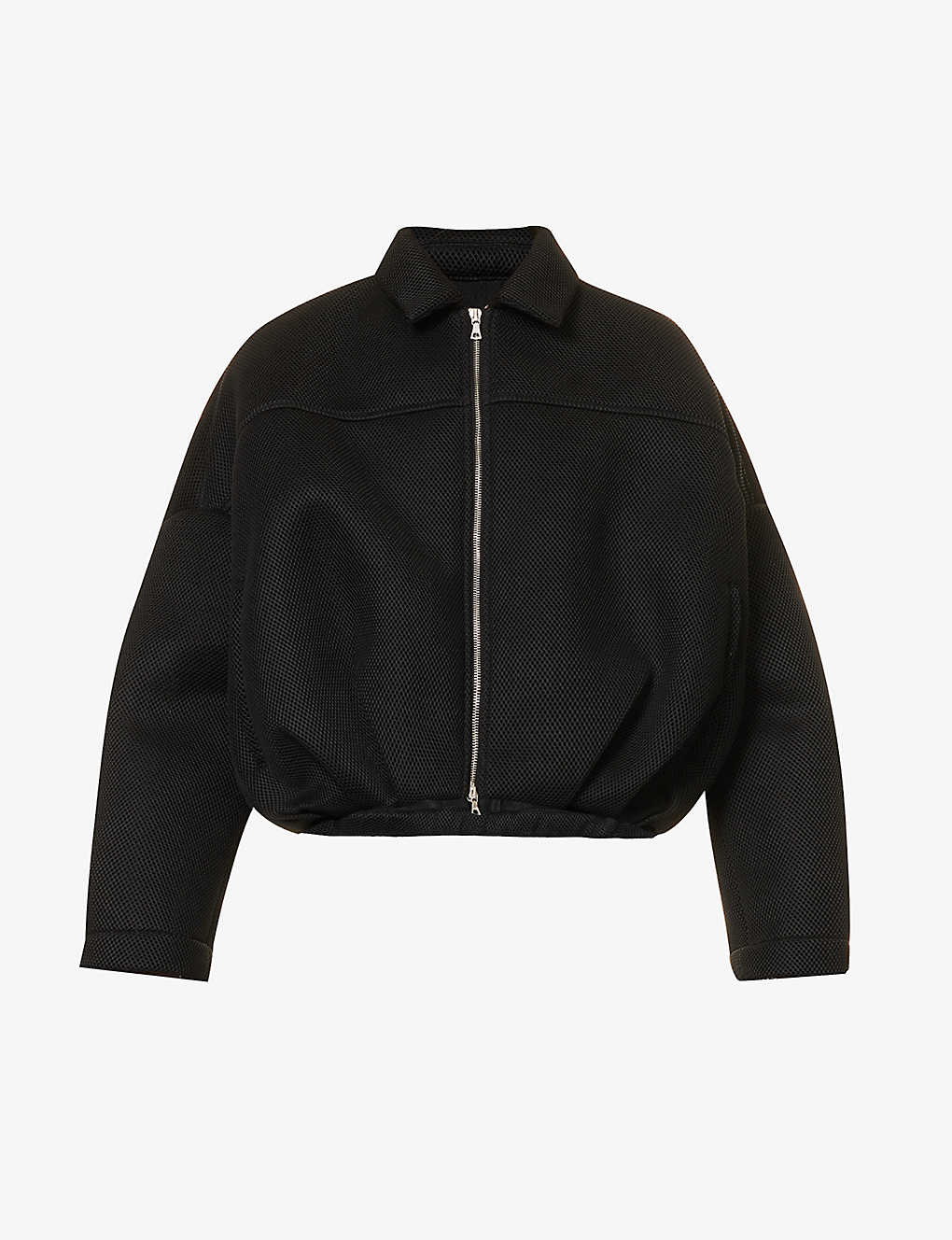 Dries Van Noten Womens Black Relaxed-fit Woven Jacket