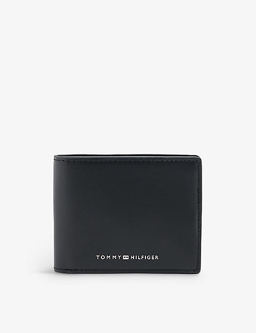 TOMMY HILFIGER: Modern monogrammed leather card holder
