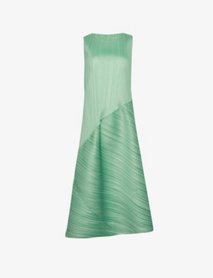 pleats please calla dress PLEATS PLEASE ISSEY MIYAKE - Calla pleated knitted midi dress
