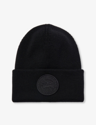 CANADA GOOSE - Arctic Disc ribbed wool beanie hat