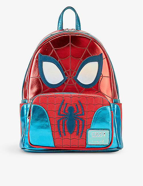 LOUNGEFLY：Marvel Spider-Man 人造皮革儿童双肩包