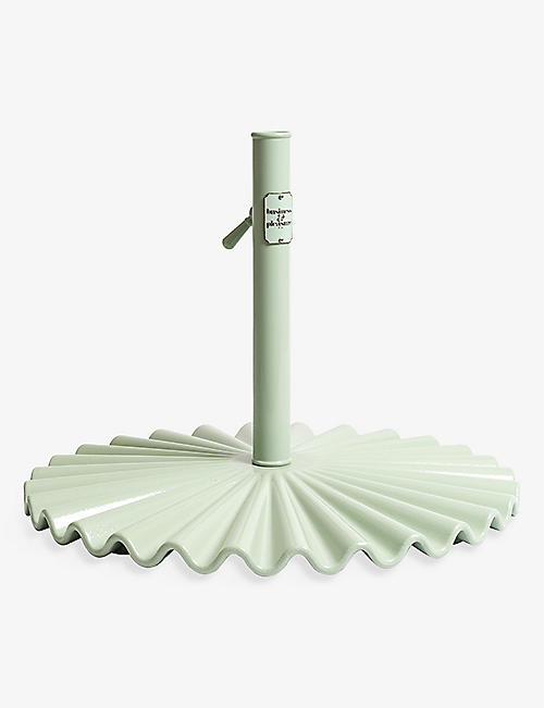 BUSINESS & PLEASURE CO.: The Clamshell corrugated carbon-steel umbrella base