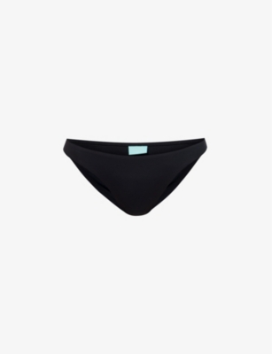 Melissa Odabash Womens Black Barcelona High-leg Mid-rise Bikini Bottoms