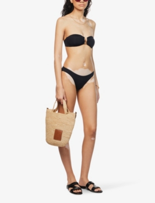 Melissa Odabash Womens Black Barcelona Bandeau Bikini Top In Black