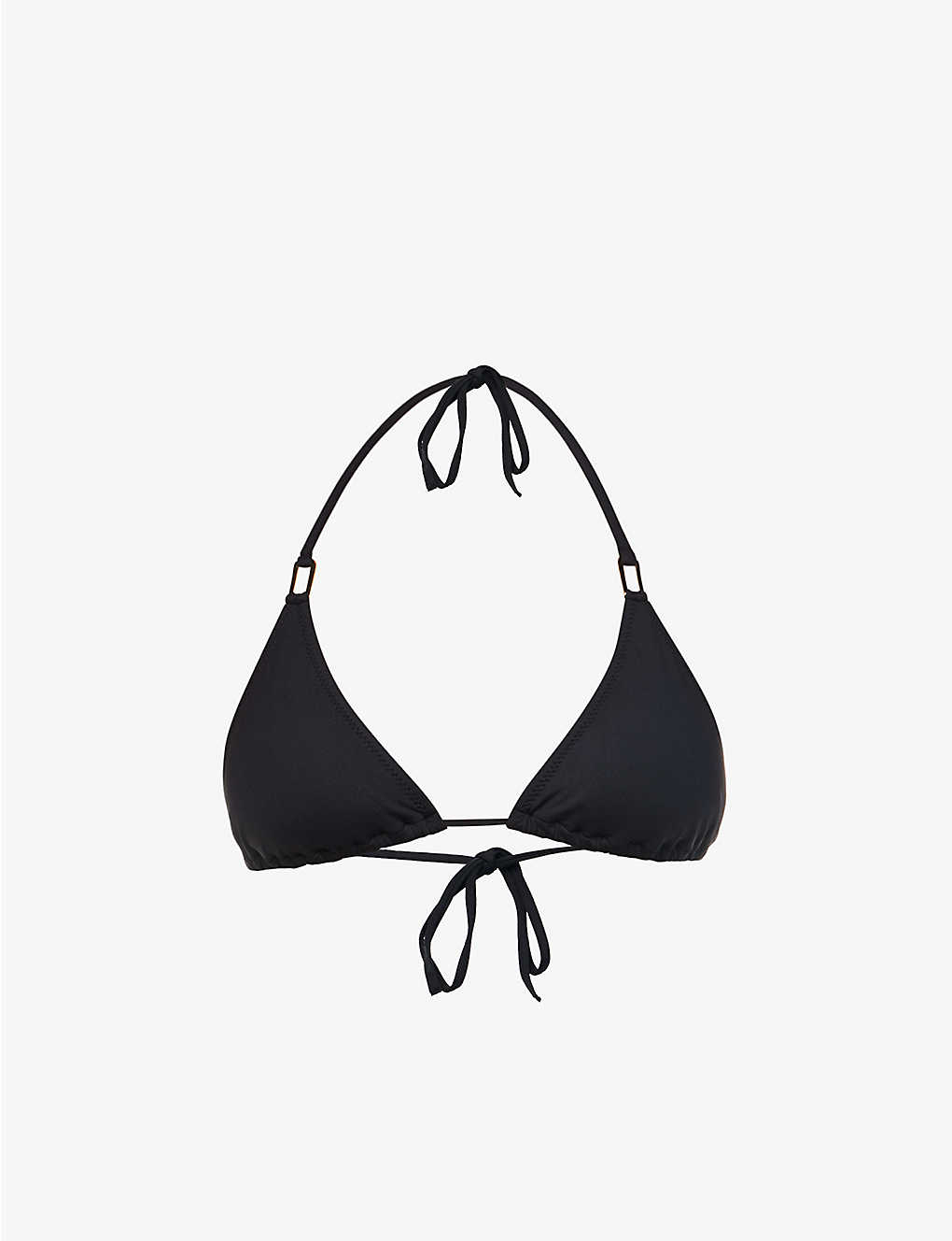 Melissa Odabash Womens Black Cancun Halter-neck Bikini Top