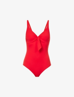 Melissa Odabash Lisbon Classic One-piece Swimsuit In Red