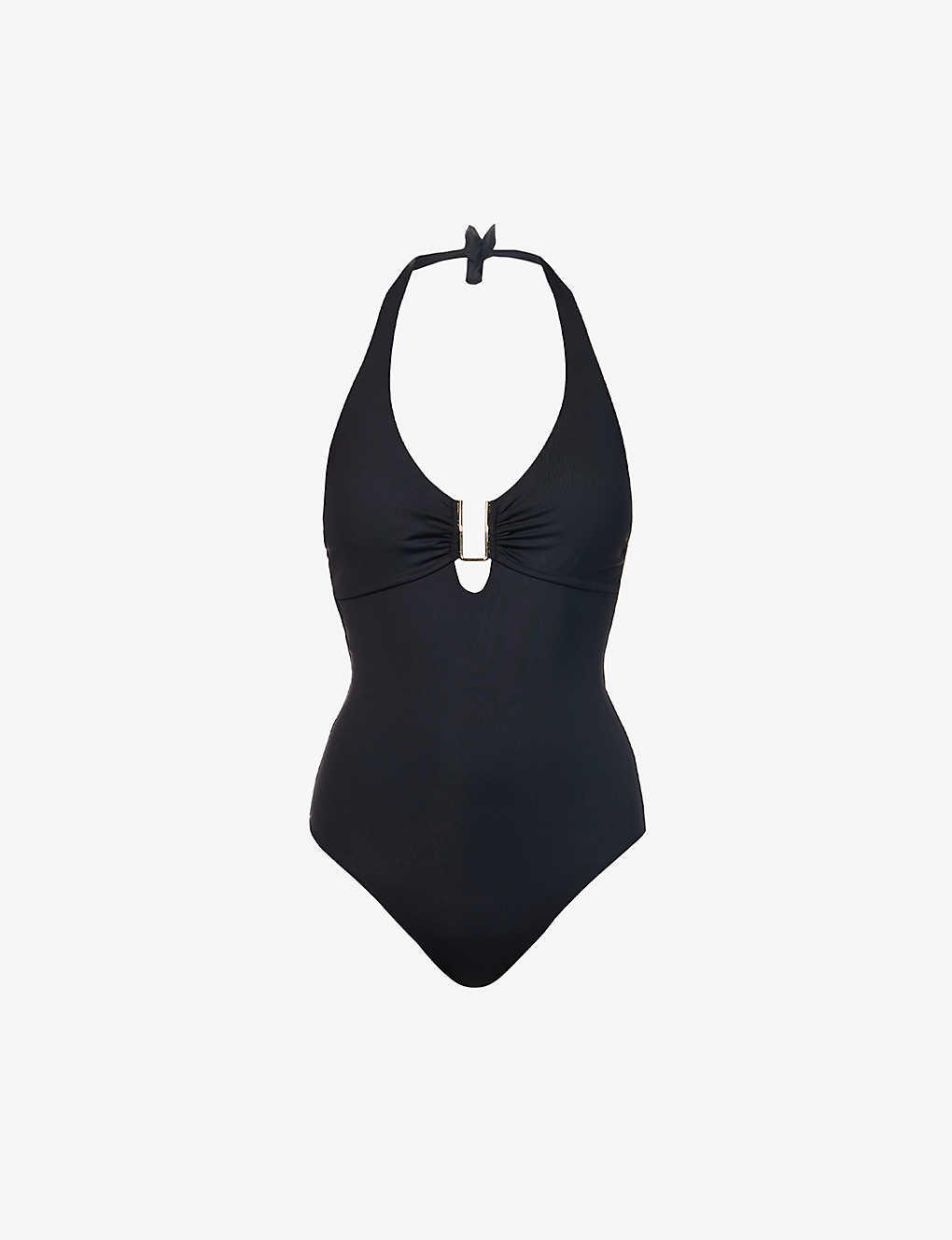 Melissa Odabash Womens Black Tampa Halter-neck Swimsuit