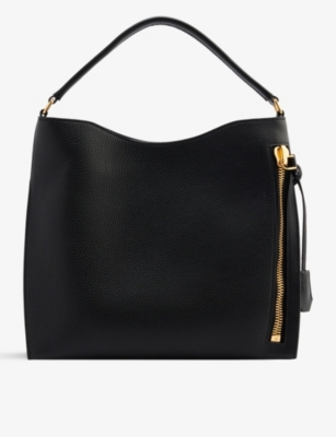 Tom Ford Women's Small Alix Leather Hobo Bag In Black