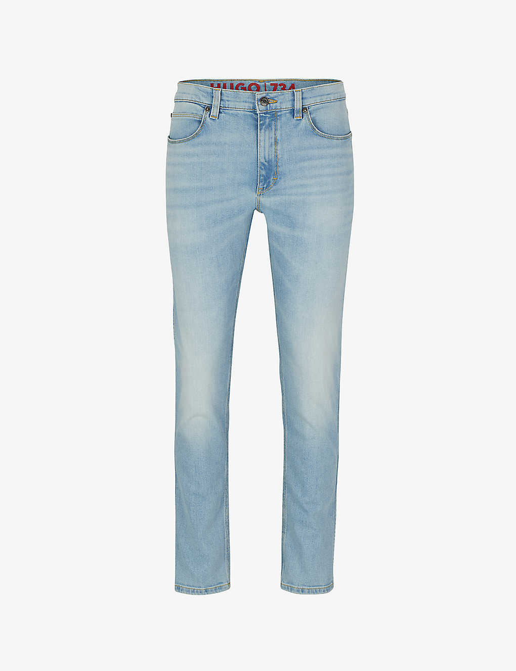 Hugo Extra-slim-fit Jeans In Blue Comfort-stretch Denim In Turquoise