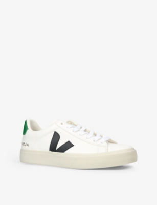 VEJA Campo logo-print low-top leather trainers