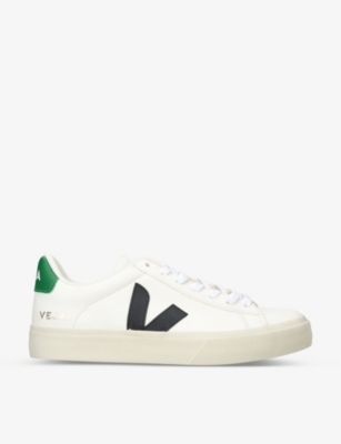 VEJA Campo logo-print low-top leather trainers