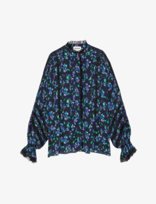 Toteme Monogram embroidery Geometric pattern loose shirtdress Shirt Midi  Dress