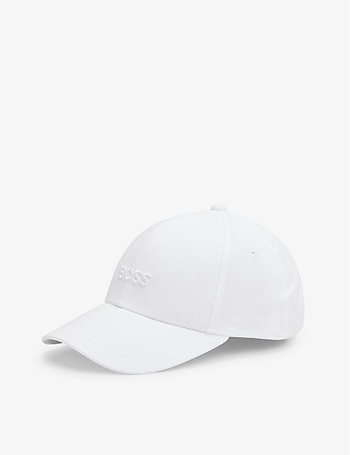 BOSS: Logo-embroidered cotton-twill cap
