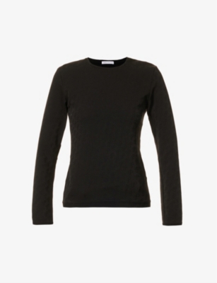 SAKS POTTS: Saya stretch-recycled polyester top