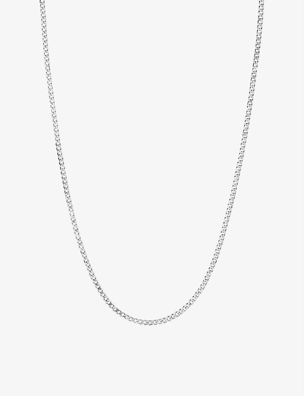 Maria Black Womens Silver Saffi Rhodium-plated Sterling-silver Necklace
