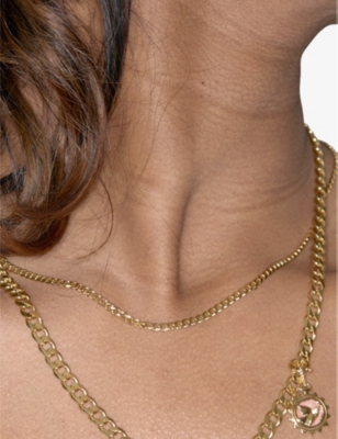 Maria Black Womens Gold Saffi 22ct Yellow Gold-plated Sterling-silver Necklace In Gold