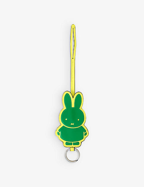 MULBERRY: Mulberry x Miffy leather keyring