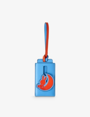 Mulberry Cornflower Blue X Miffy Leather Luggage Tag ModeSens