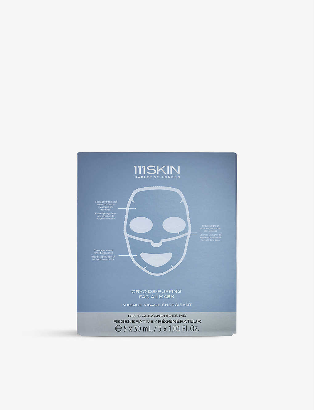 111skin Cryo De-puffing Face Mask Pack Of Five In Multi
