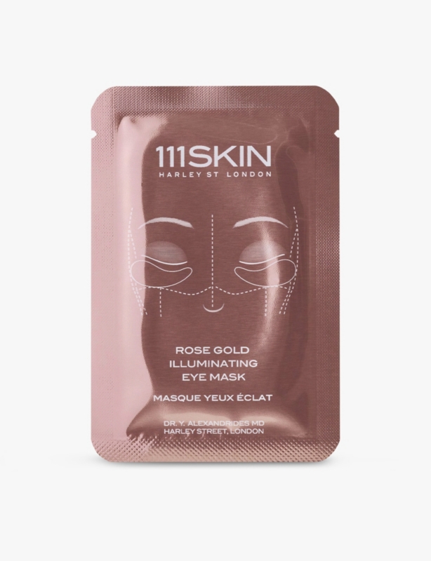 Rose Gold illuminating eye mask pack of eight