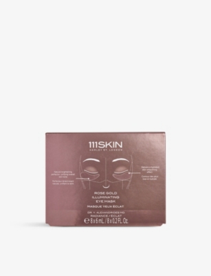 111SKIN: Rose Gold illuminating eye mask pack of eight