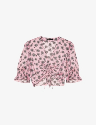 Agent Provocateur Provocateur Crop T-Shirt Pink Size S