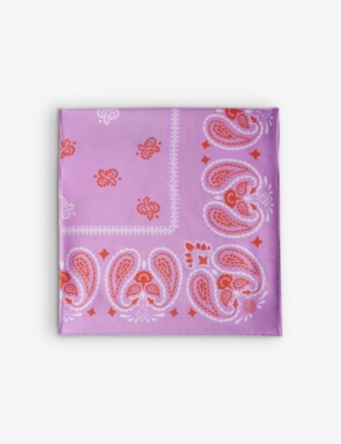 마쥬 Paisley-print silk b앤ana MAJE