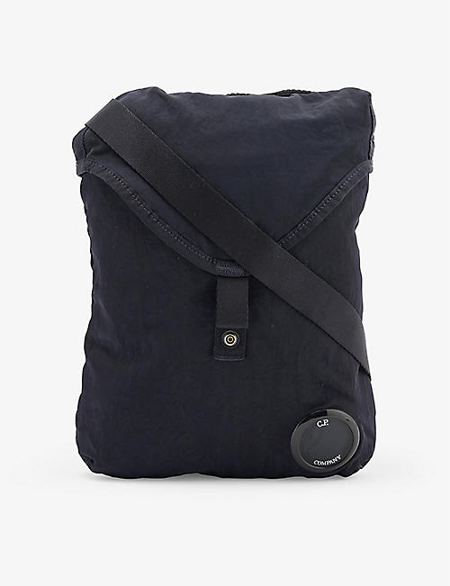 CP COMPANY: Brand-tab woven cross-body bag