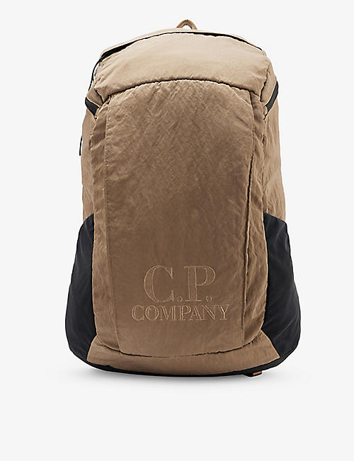 CP COMPANY: Logo-embellished woven shell backpack