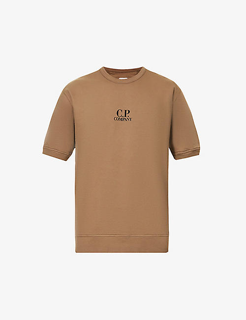 CP COMPANY: Light Fleece brand-print relaxed-fit cotton-jersey T-shirt