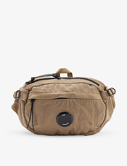 CP COMPANY: Brand-tab woven shell bum bag
