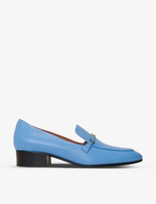 MAJE: Filika leather loafers