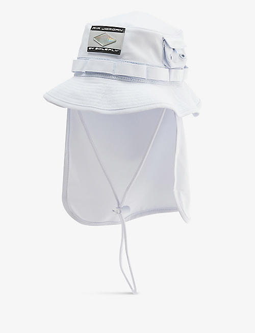NIKE: SoleFly x Air Jordan brand-patch stretch-woven bucket hat