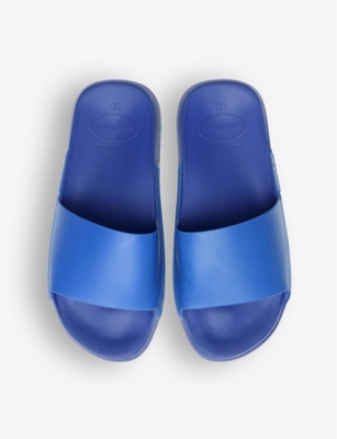 HAVAIANAS: Classic logo-embellished rubber sliders